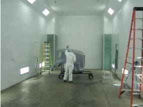 Paint Booth Inside